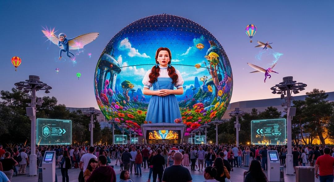 Wizard of Oz Takes Over Las Vegas Sphere With Next Gen AI Effects